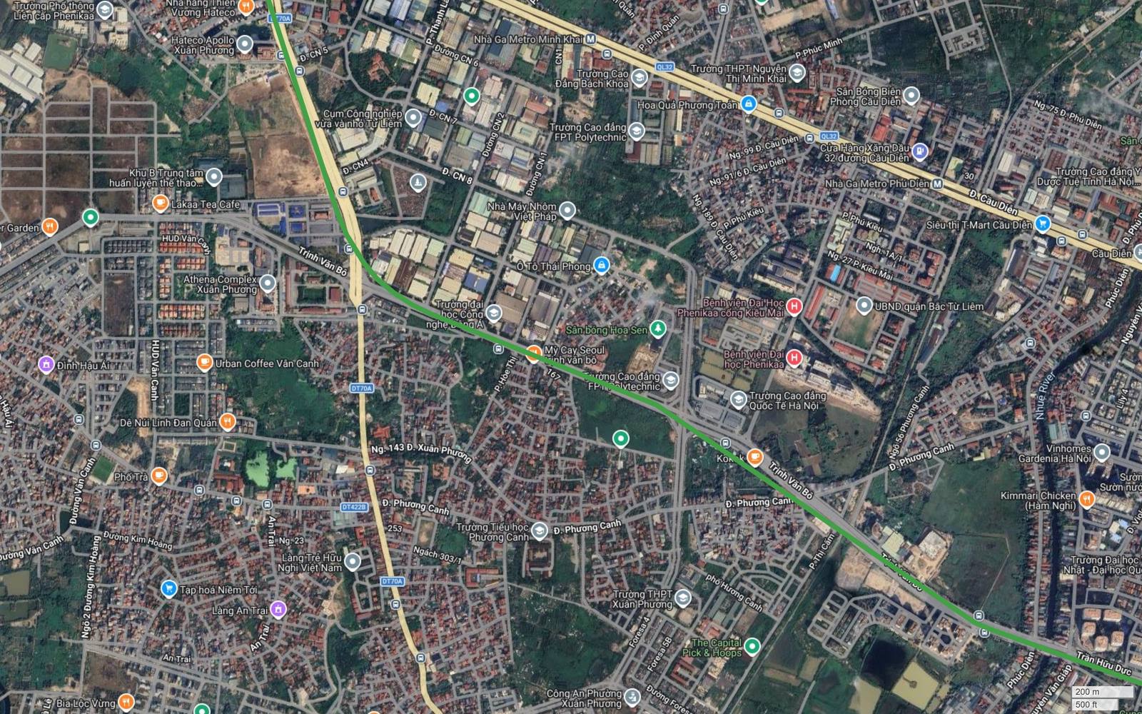 Dự án bất động sản dọc metro số 4 Hà Nội tại Xuân Phương với Hateco Apollo, Athena Complex Xuân Phương, HUD Vân Canh và khu Foresa