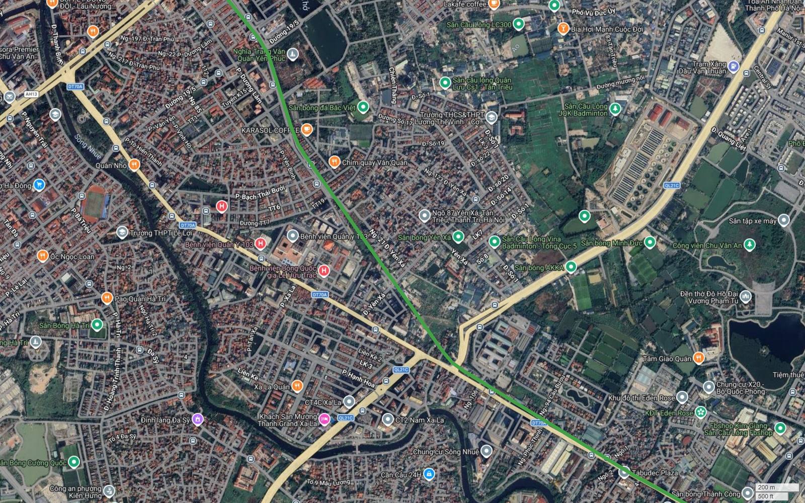 Bất động sản dọc metro số 4 Hà Nội tại Xa La Yên Xá với CT4C Xa La, CT2 Nam Xa La, Khu đô thị Eden Rose và Chung cư X20 Bộ Quốc phòng