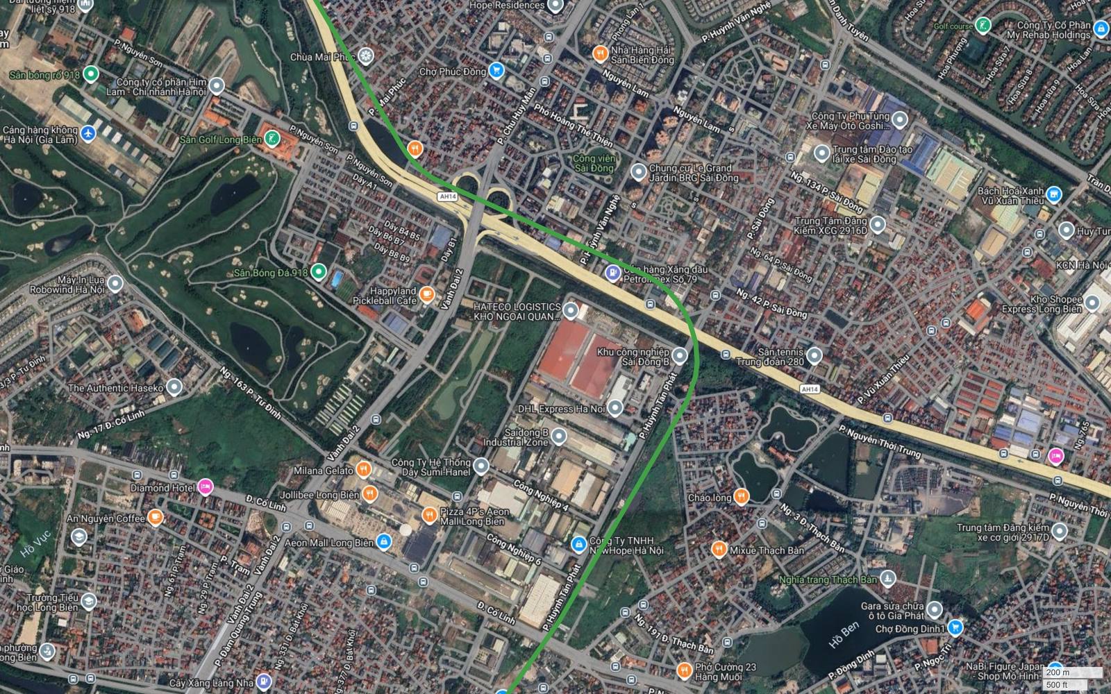 Bất động sản dọc metro số 4 Hà Nội tại Sài Đồng với Chung cư Le Grand Jardin BRG Sài Đồng, Hope Residences và kho HATECO Logistics
