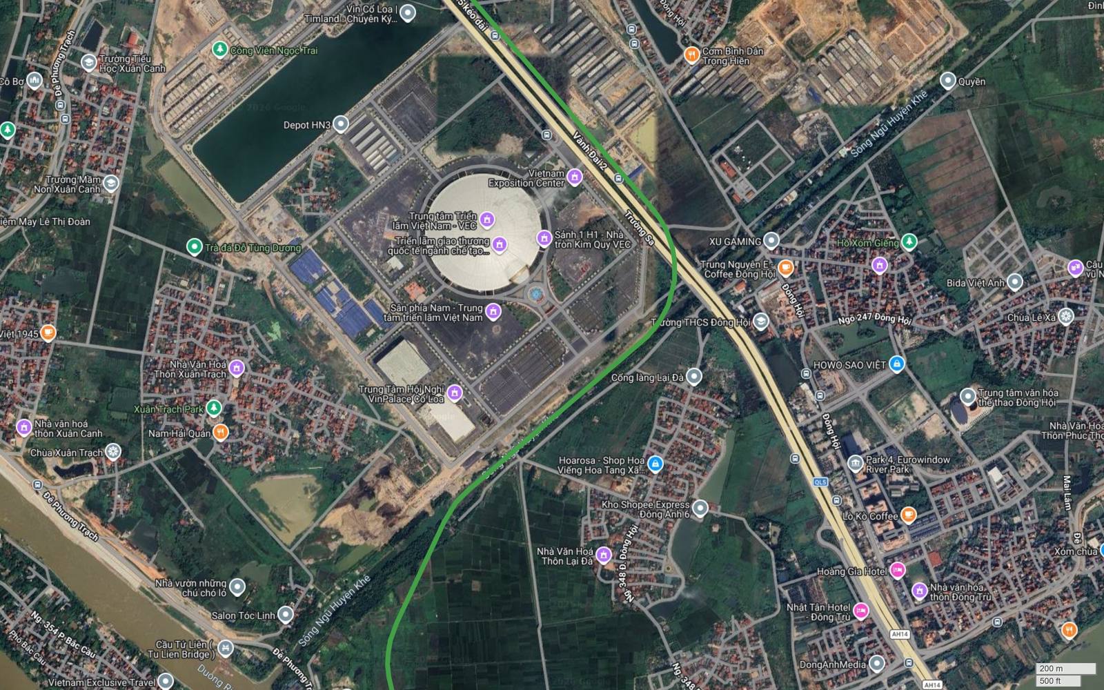 Bất động sản dọc metro số 4 Hà Nội tại Đông Hội với Trung tâm Triển lãm Việt Nam, VinPalace Cổ Loa, Park 4 Eurowindow River Park