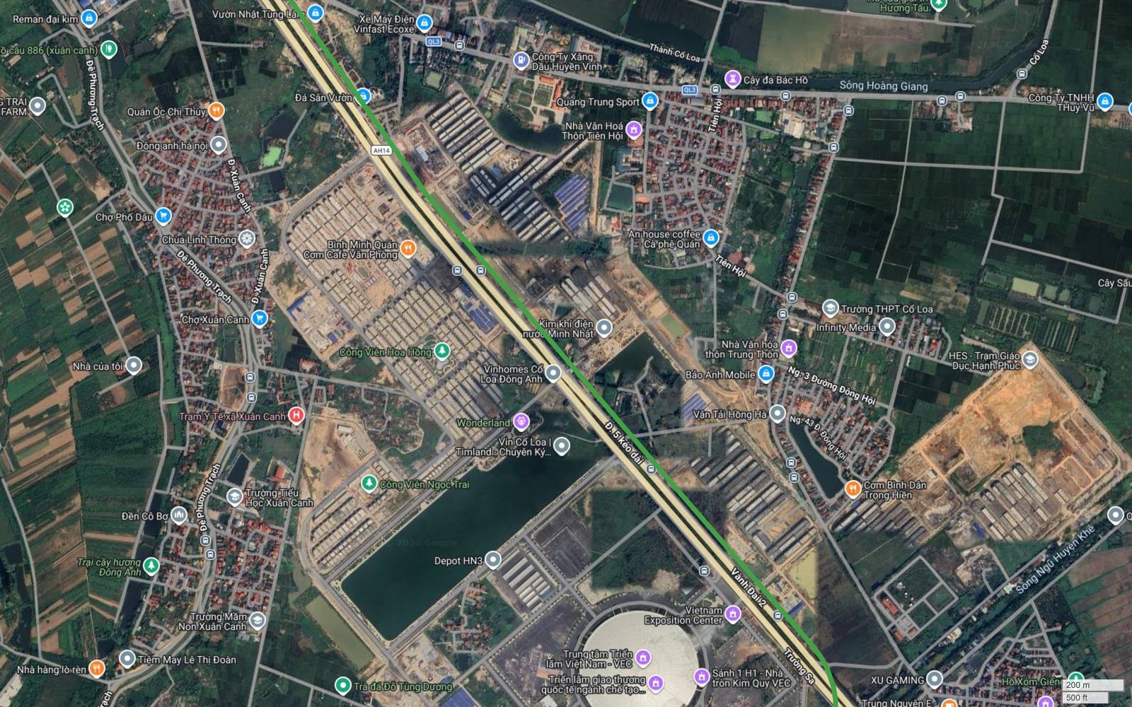 Bất động sản dọc metro số 4 Hà Nội tại Xuân Canh với đại đô thị Vinhomes Cổ Loa Đông Anh và di tích Thành Cổ Loa