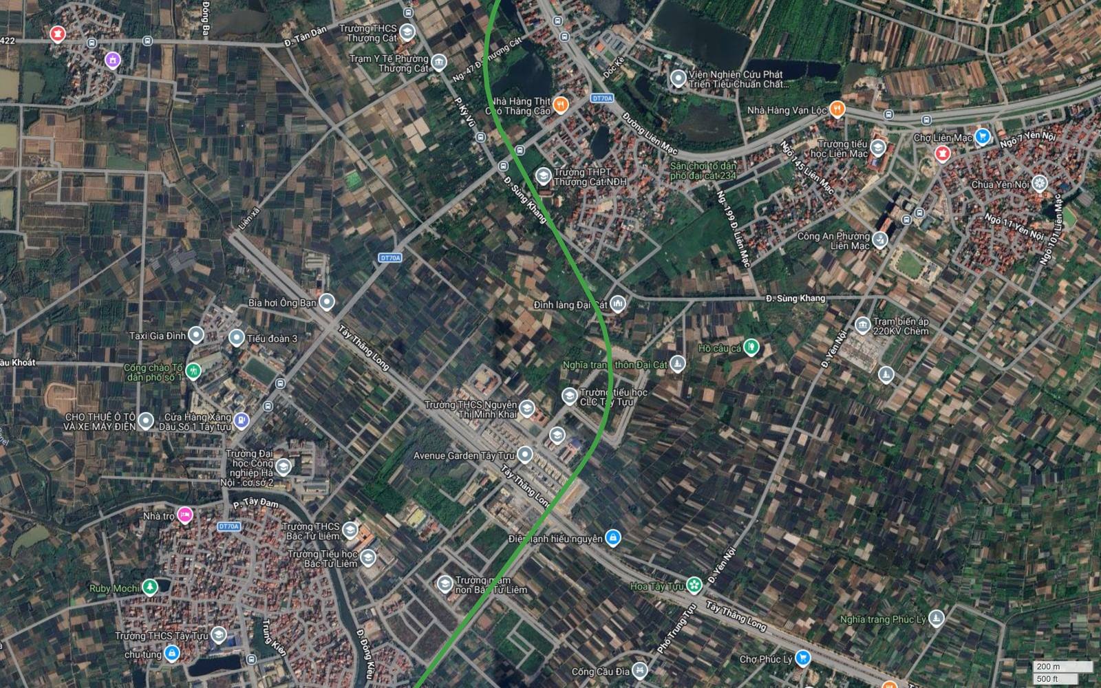 Bất động sản dọc metro số 4 Hà Nội tại Tây Tựu Đại Cát với Avenue Garden Tây Tựu và quỹ đất ruộng hoa quanh điểm khép vòng